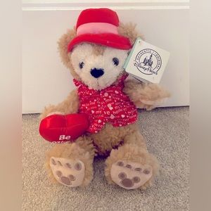 Duffy the Disney Bear Valentines Day Bear 9 inches NWT